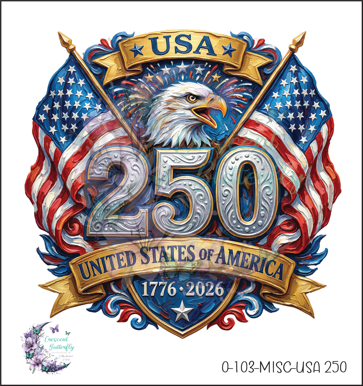0-103-Misc-USA 250 UV DTF Decal