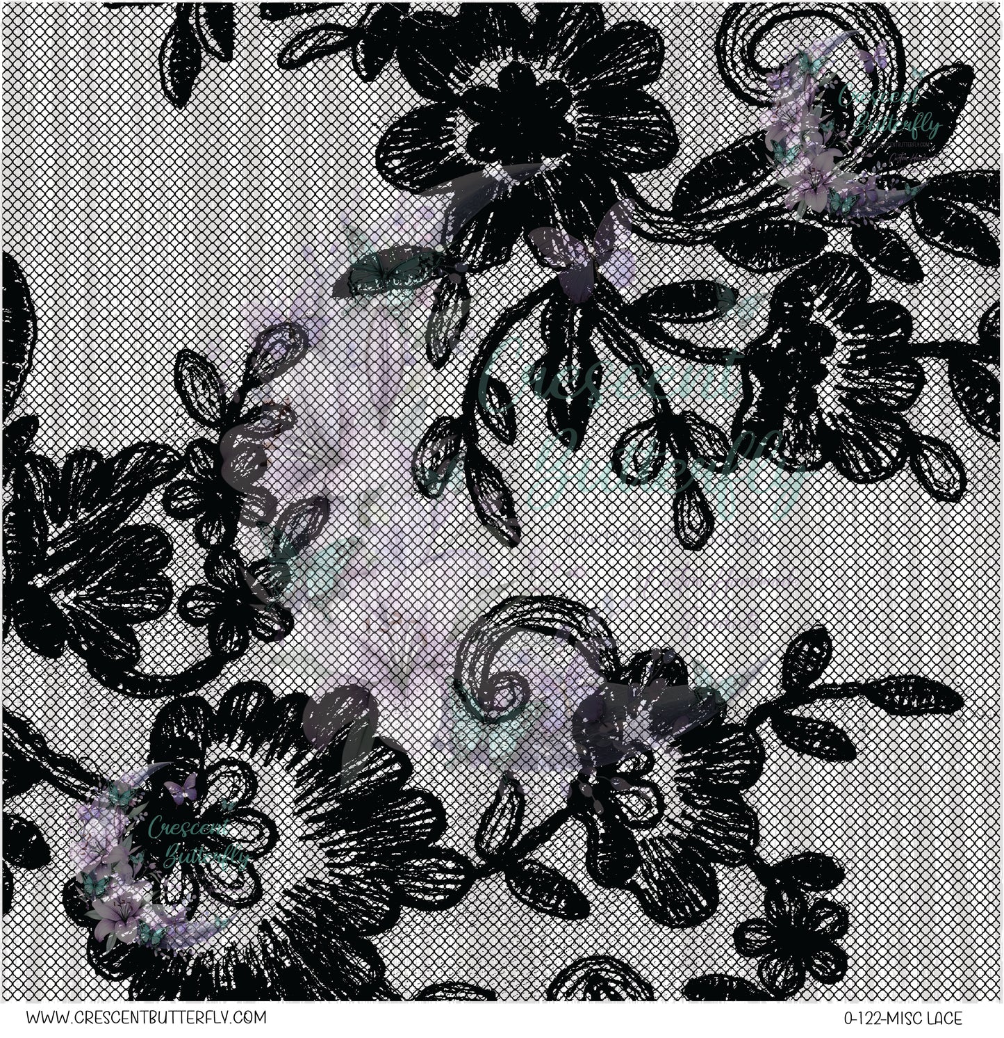 0-122-Misc Lace 10x10 UV DTF Sheet