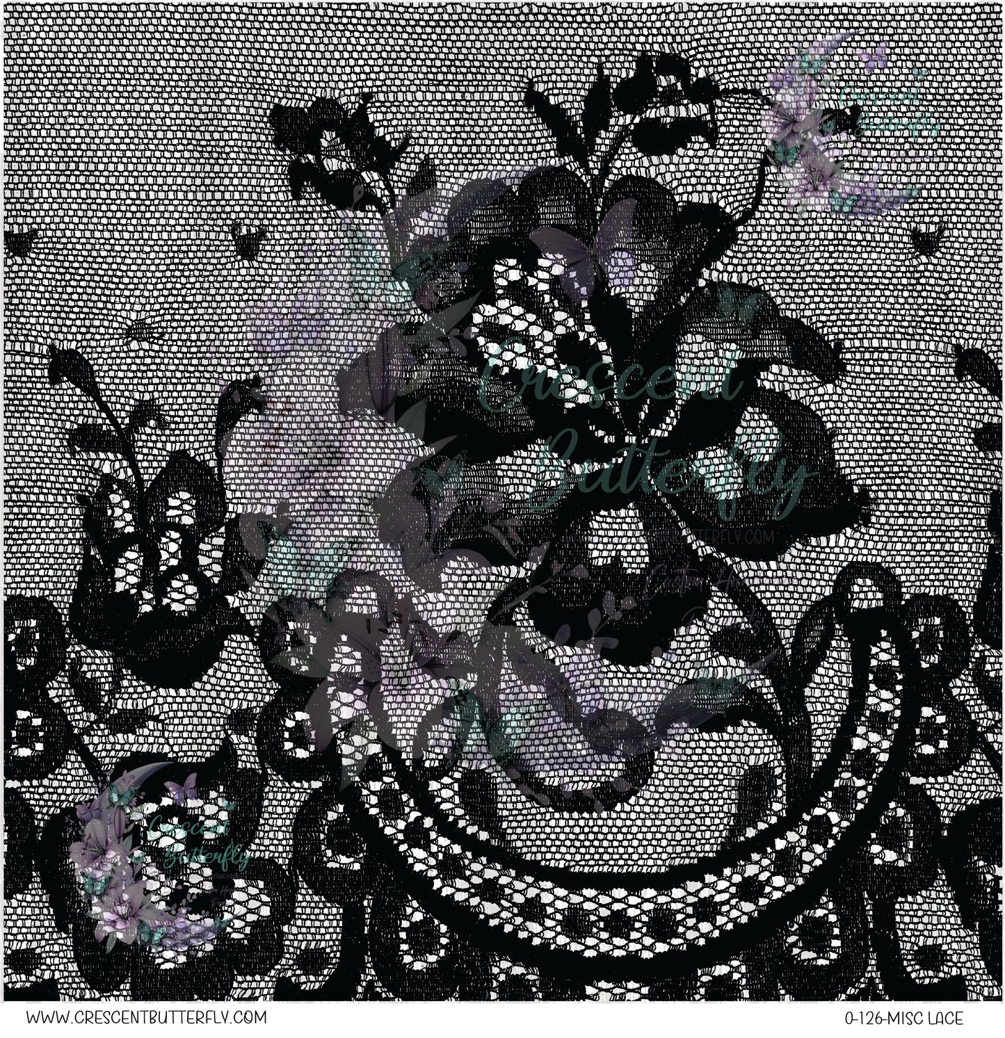 0-126-Misc Lace 10x10 UV DTF Sheet