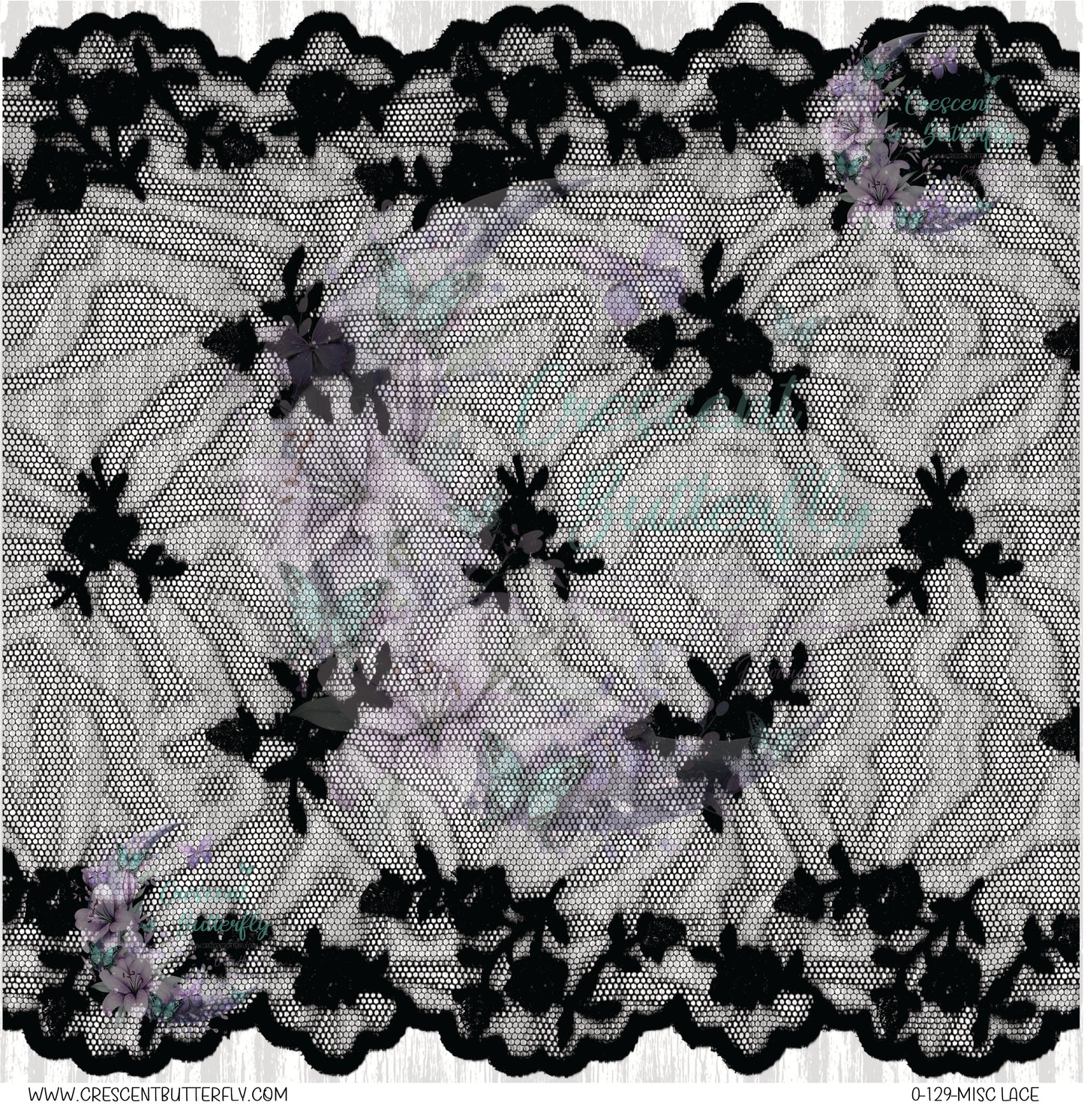 0-129-Misc Lace 10x10 UV DTF Sheet