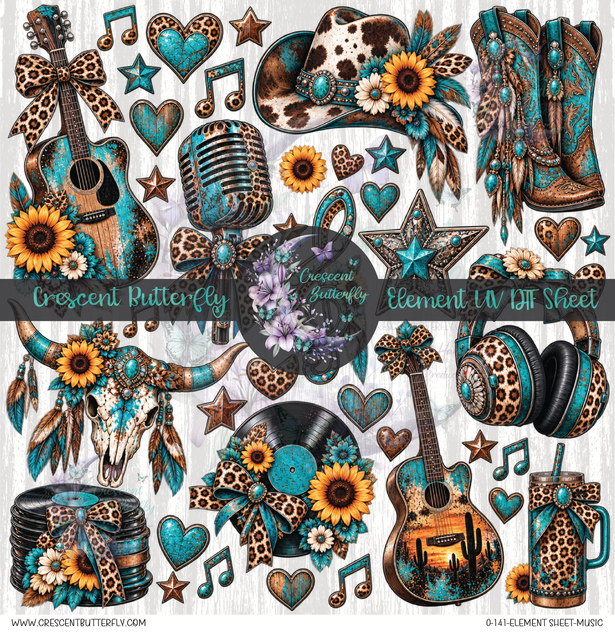 0-141-Element Sheet-Music UV DTF