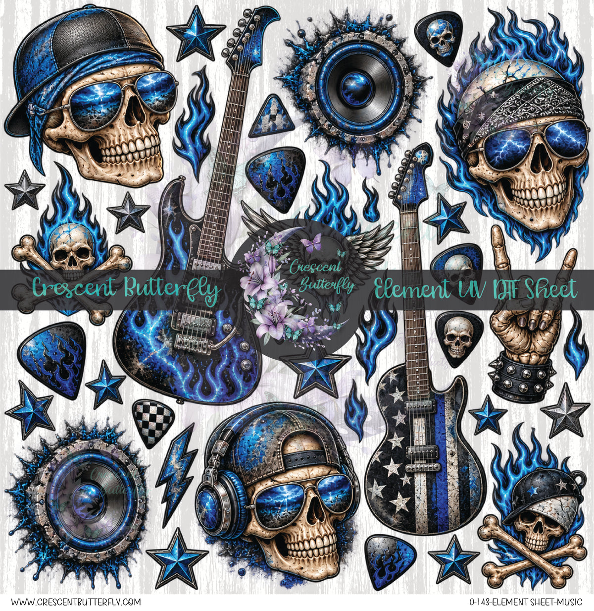 0-143-Element Sheet-Music UV DTF