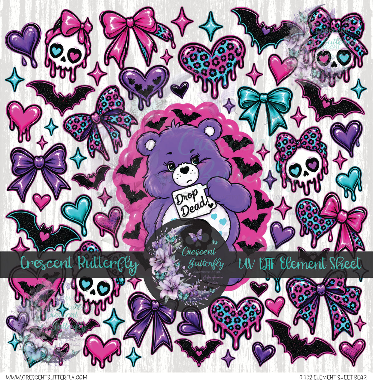 0-152-Element Sheet-Bear UV DTF