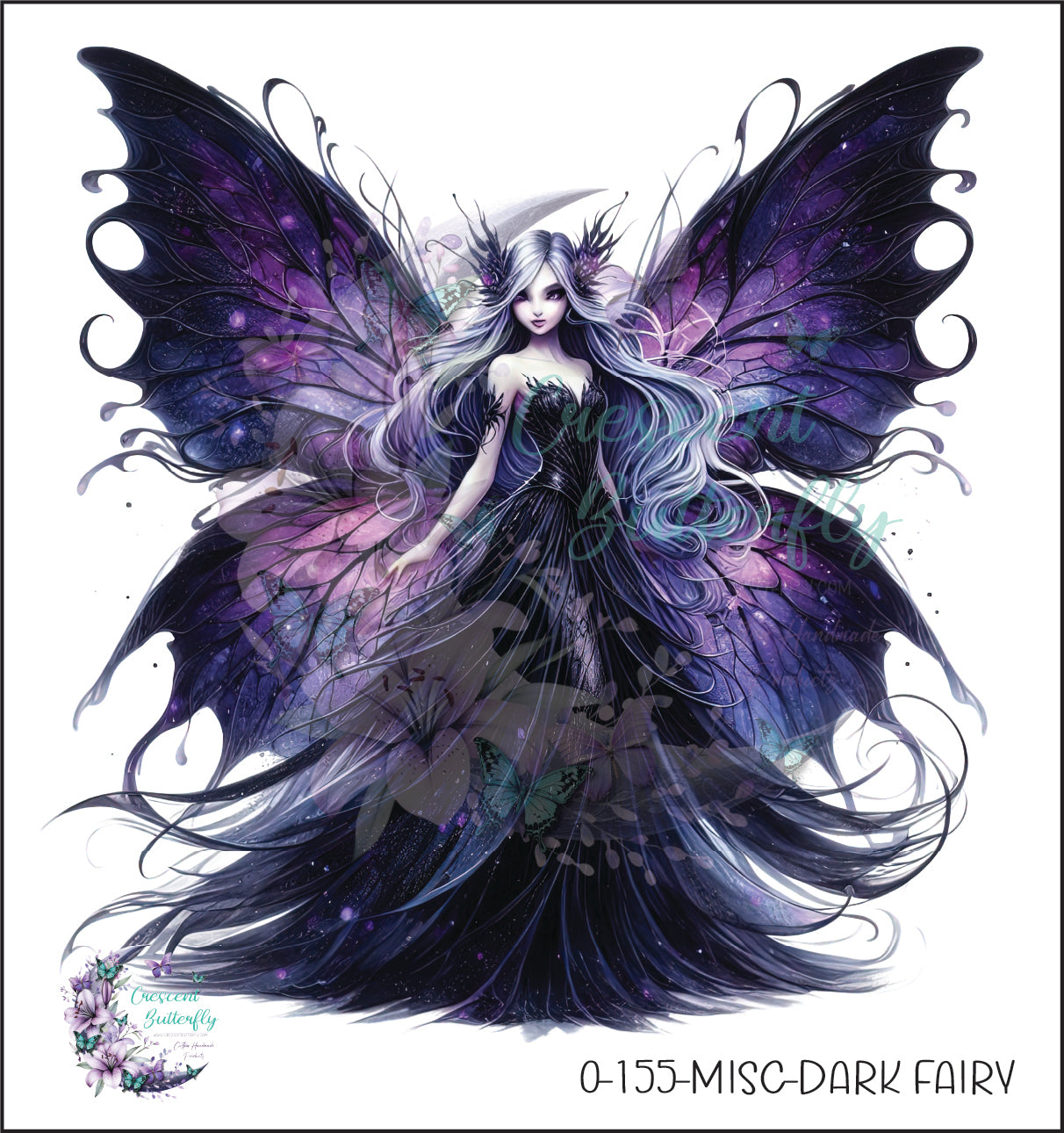 0-155-Misc-Dark Fairy UV DTF Decal