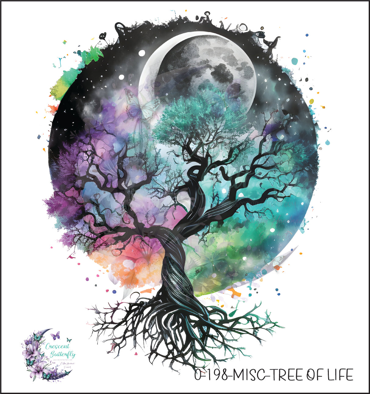 0-198-Misc-Tree Of Life UV DTF Decal