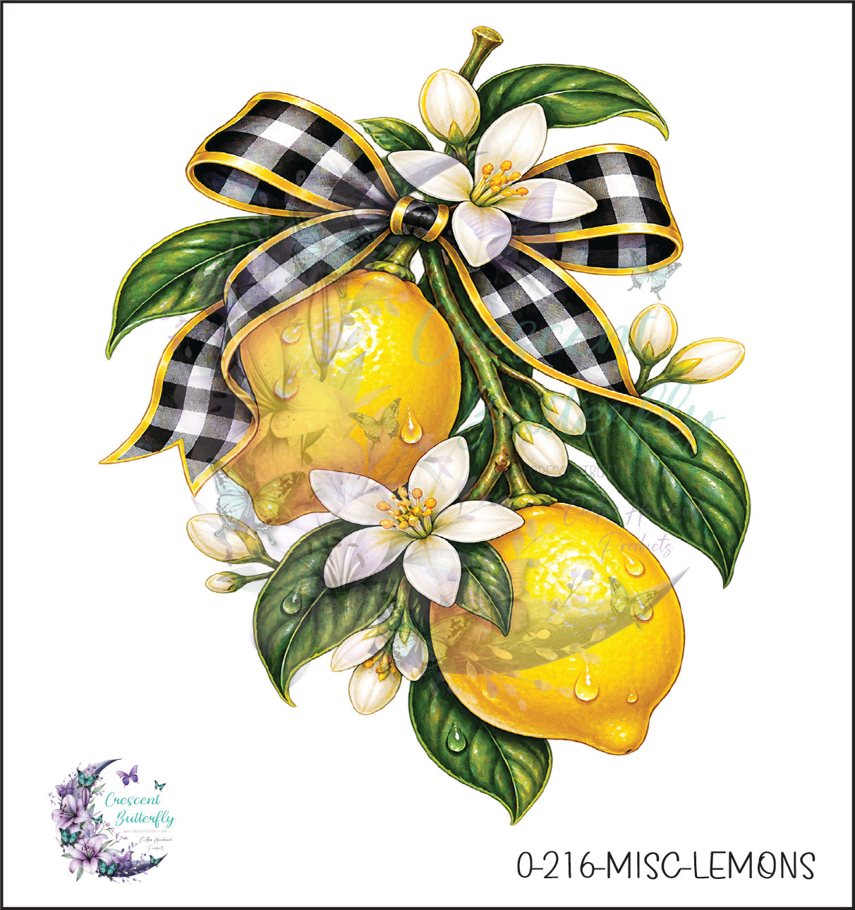 0-216-Misc-Lemons UV DTF Decal