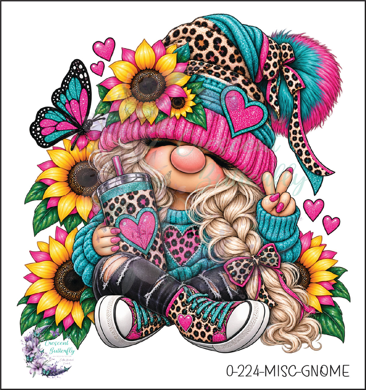 0-224-Misc-Gnome UV DTF Decal