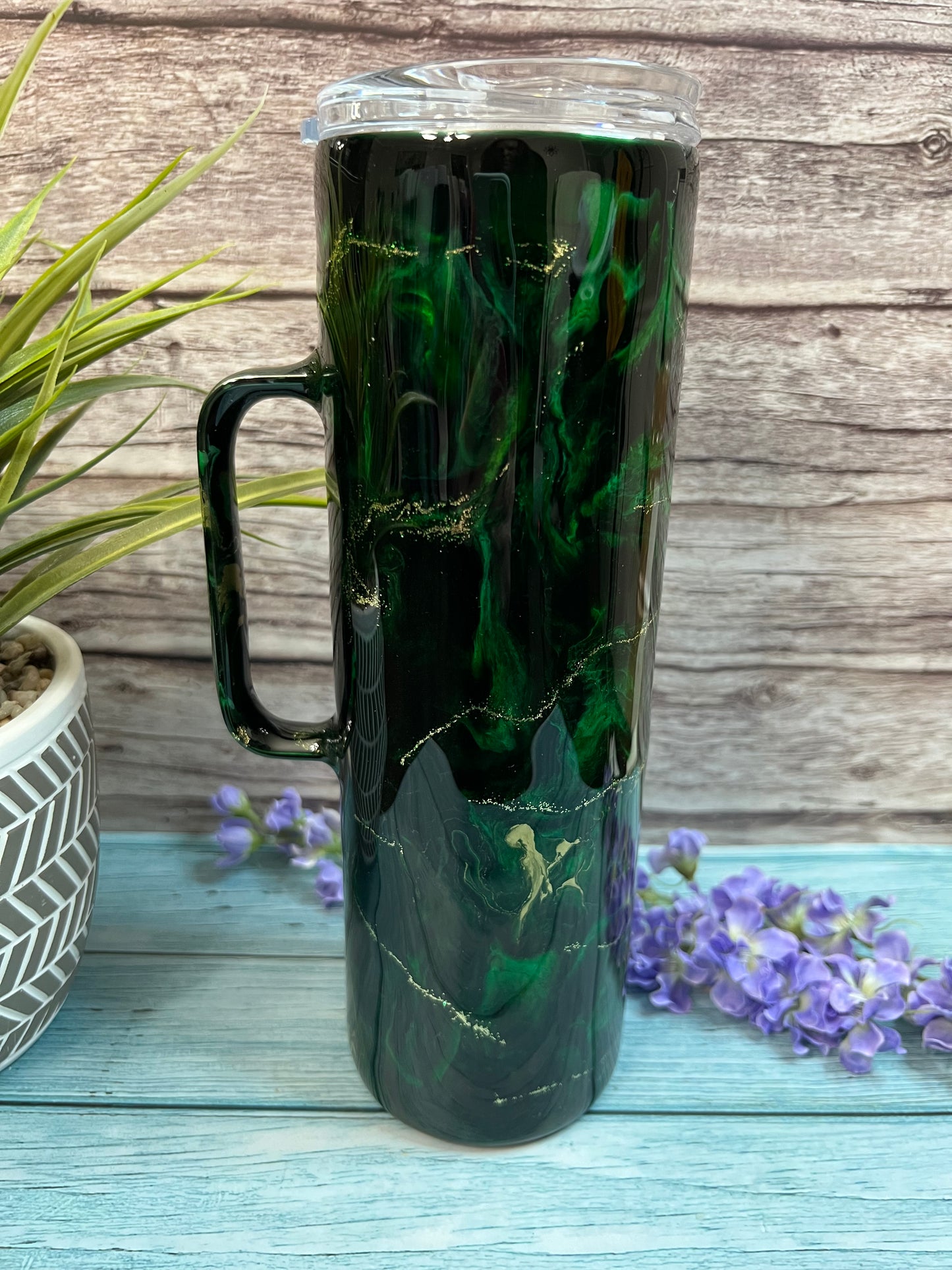 Emerald Isle Handmade Custom Epoxy Tumbler