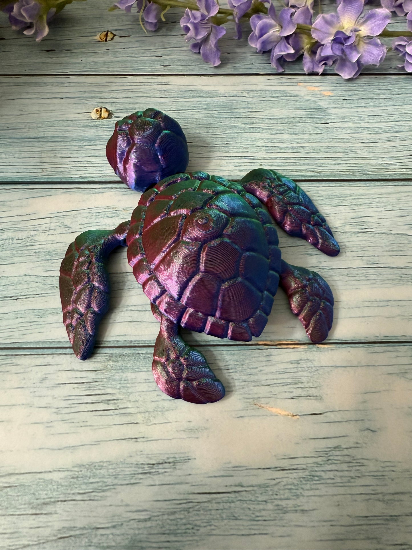 3D Printed Articulated Sea Turtle