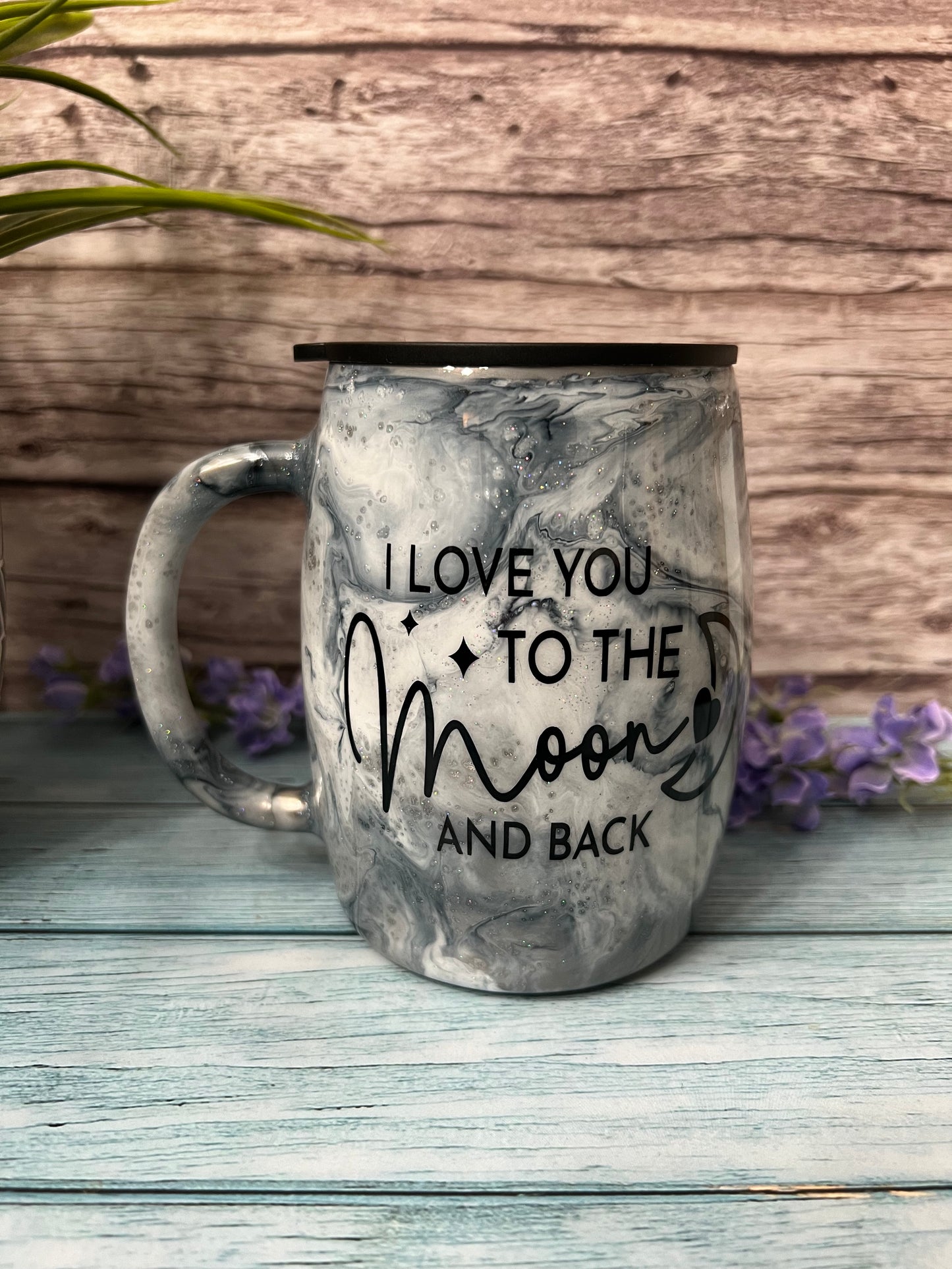 Up In Smoke Handmade Custom Epoxy Tumbler