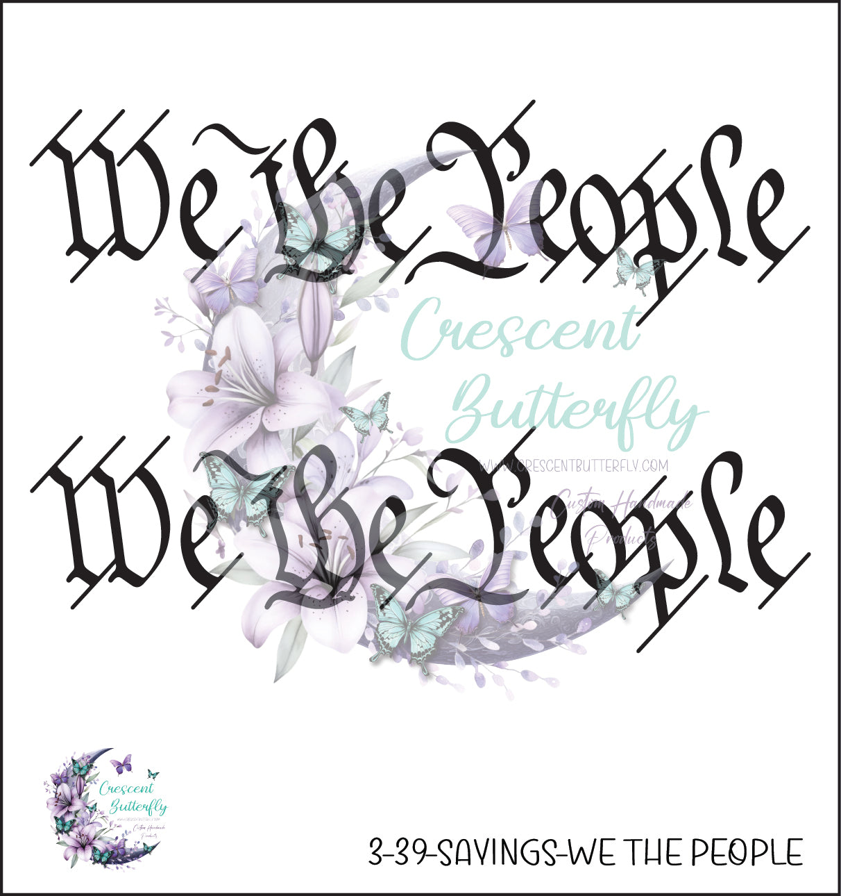 3-39-Sayings-We The People UV DTF Decal