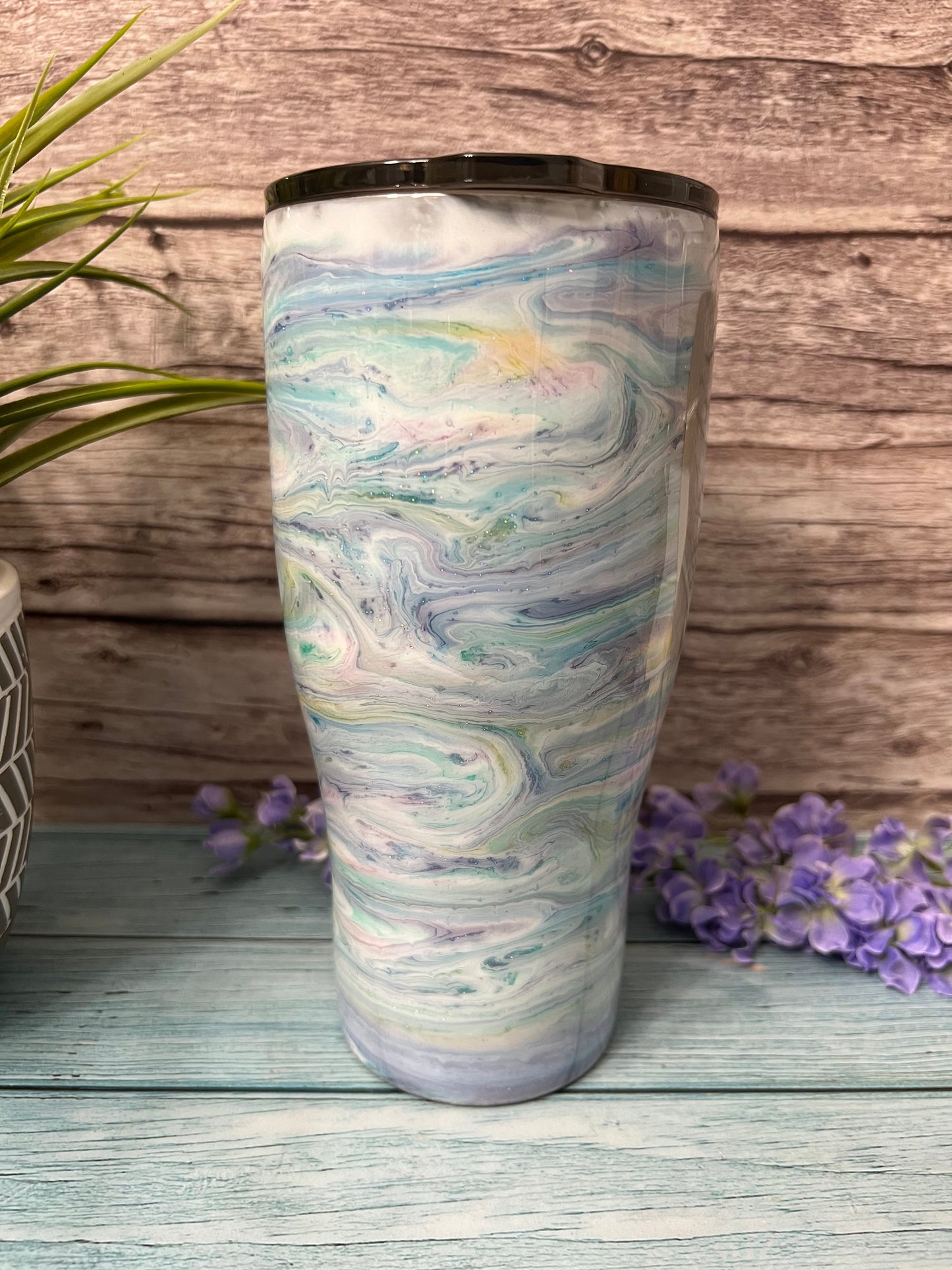 Dreamy Whispers Handmade Custom Epoxy Tumbler