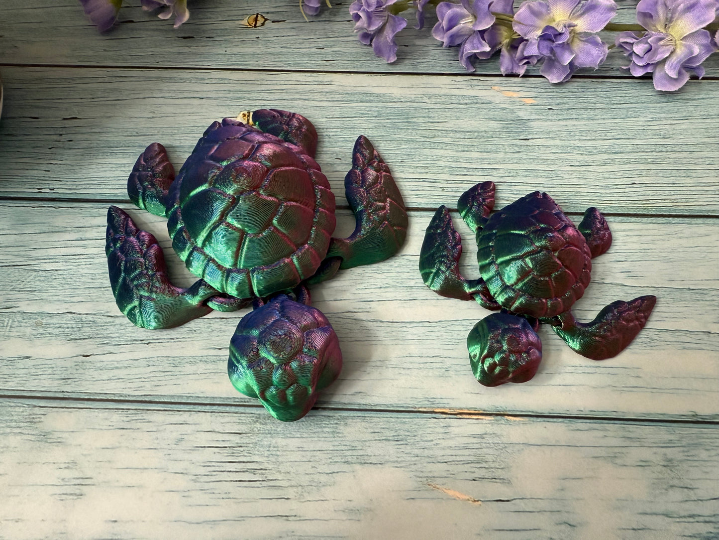 3D Printed Articulated Sea Turtle