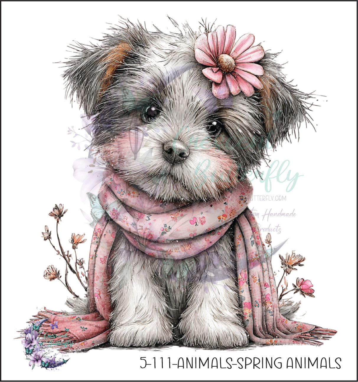 5-111-Animals-Spring Animals UV DTF Decal