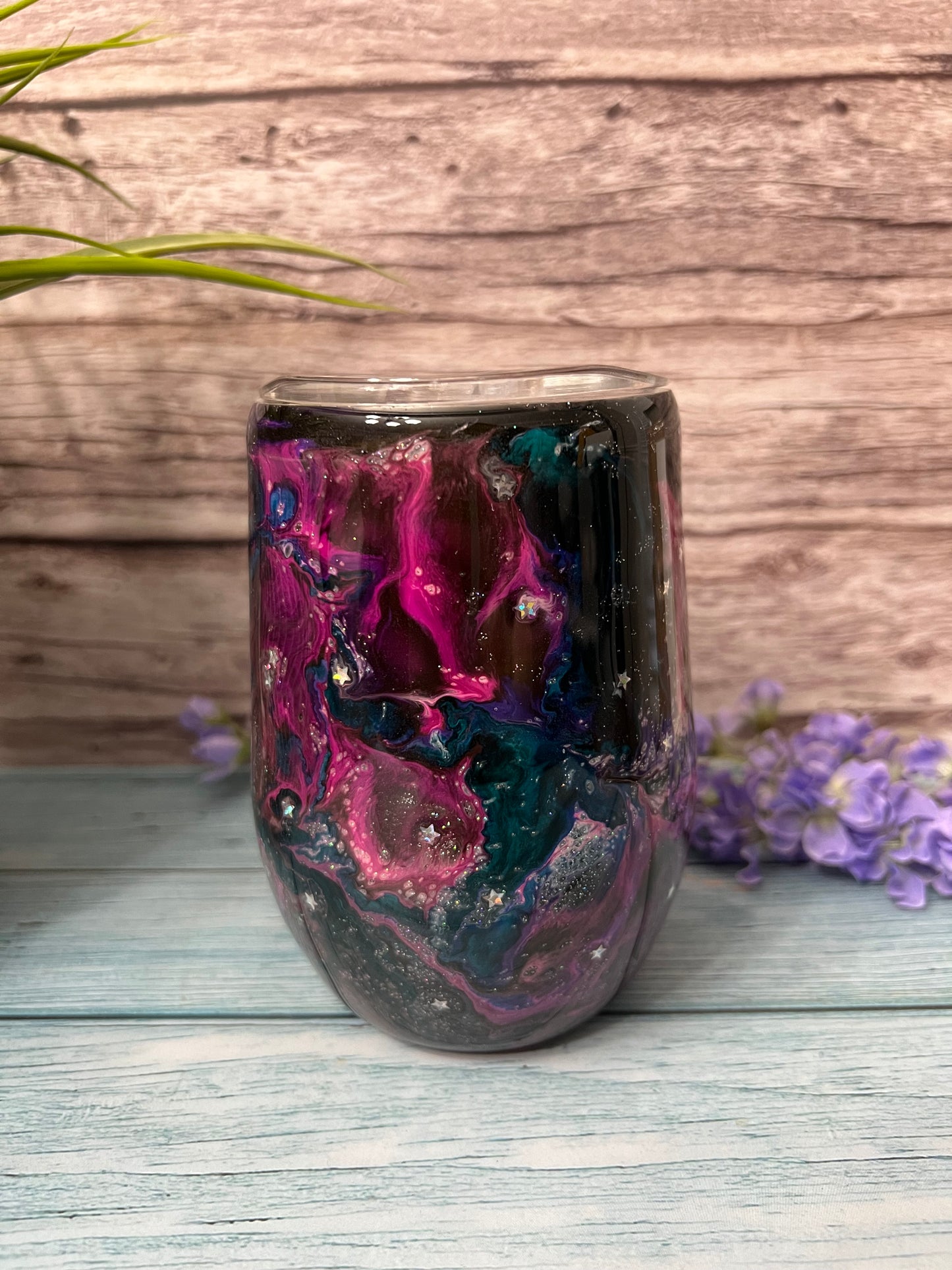 Galaxy Handmade Custom Epoxy Tumbler