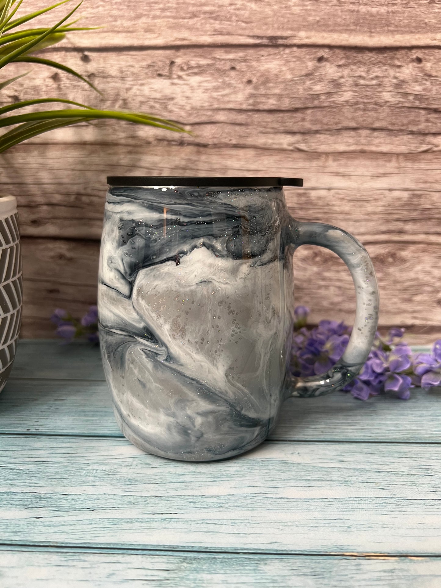 Up In Smoke Handmade Custom Epoxy Tumbler