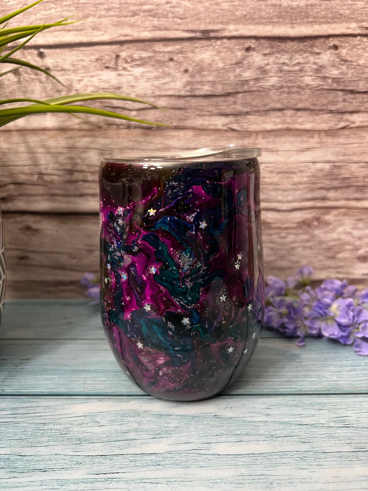 Galaxy Handmade Custom Epoxy Tumbler