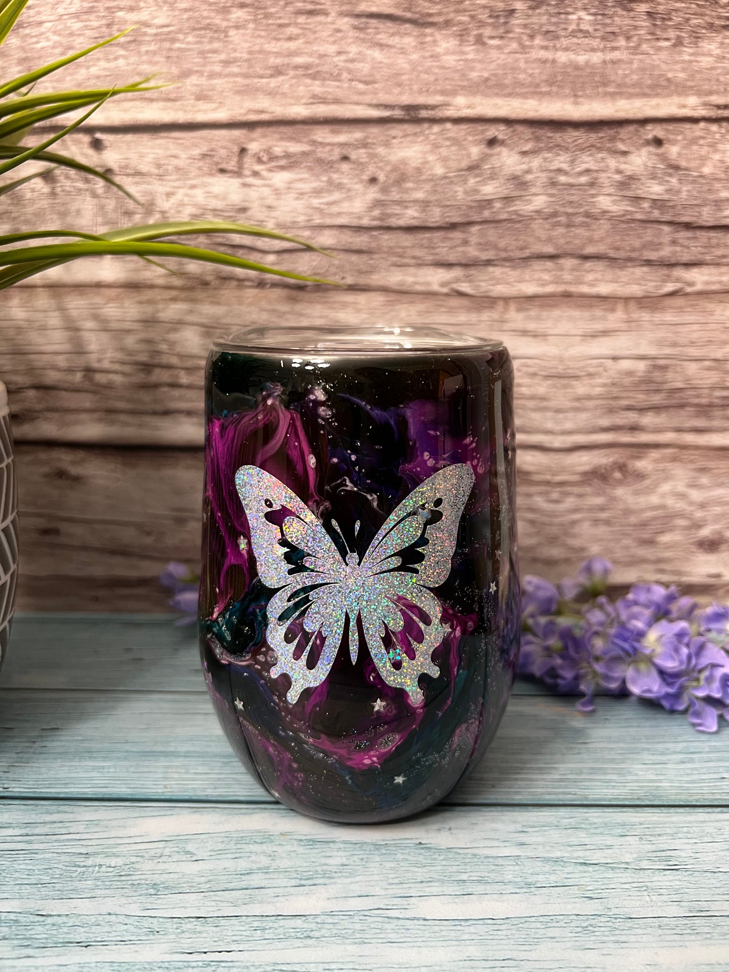 Galaxy Handmade Custom Epoxy Tumbler