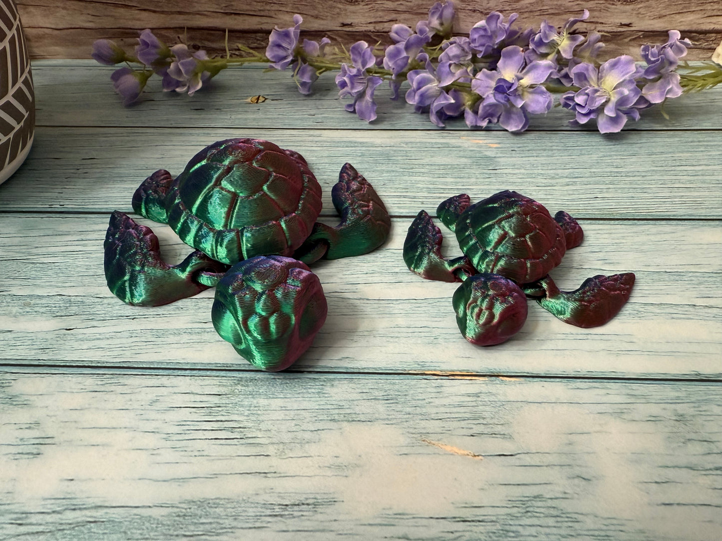 3D Printed Articulated Sea Turtle