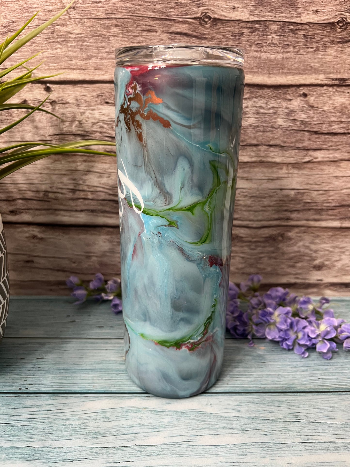 Country Meadows Handmade Custom Epoxy Tumbler