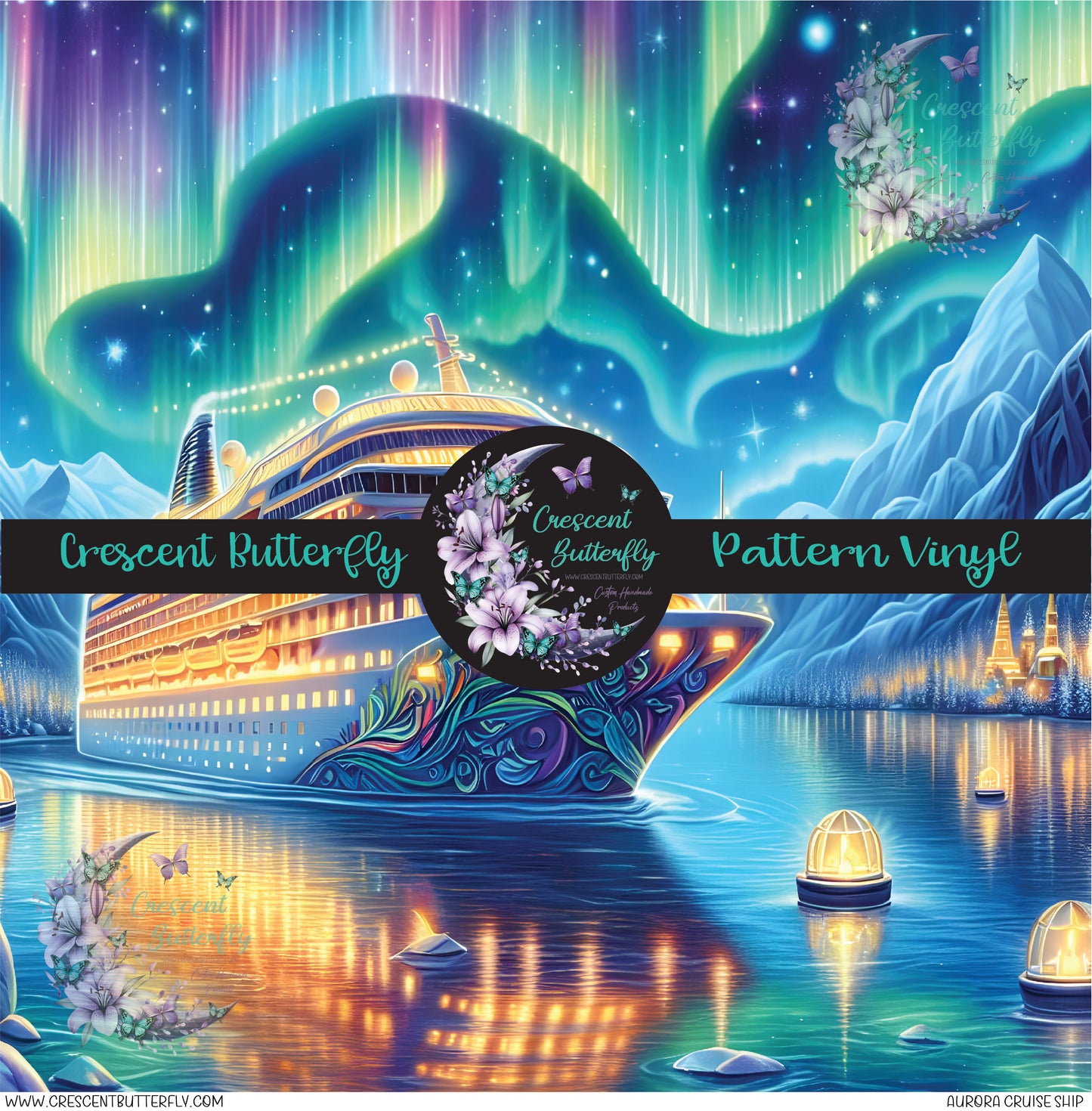 Aurora Cruise Ship Printed Vinyl Sheet/Wrap