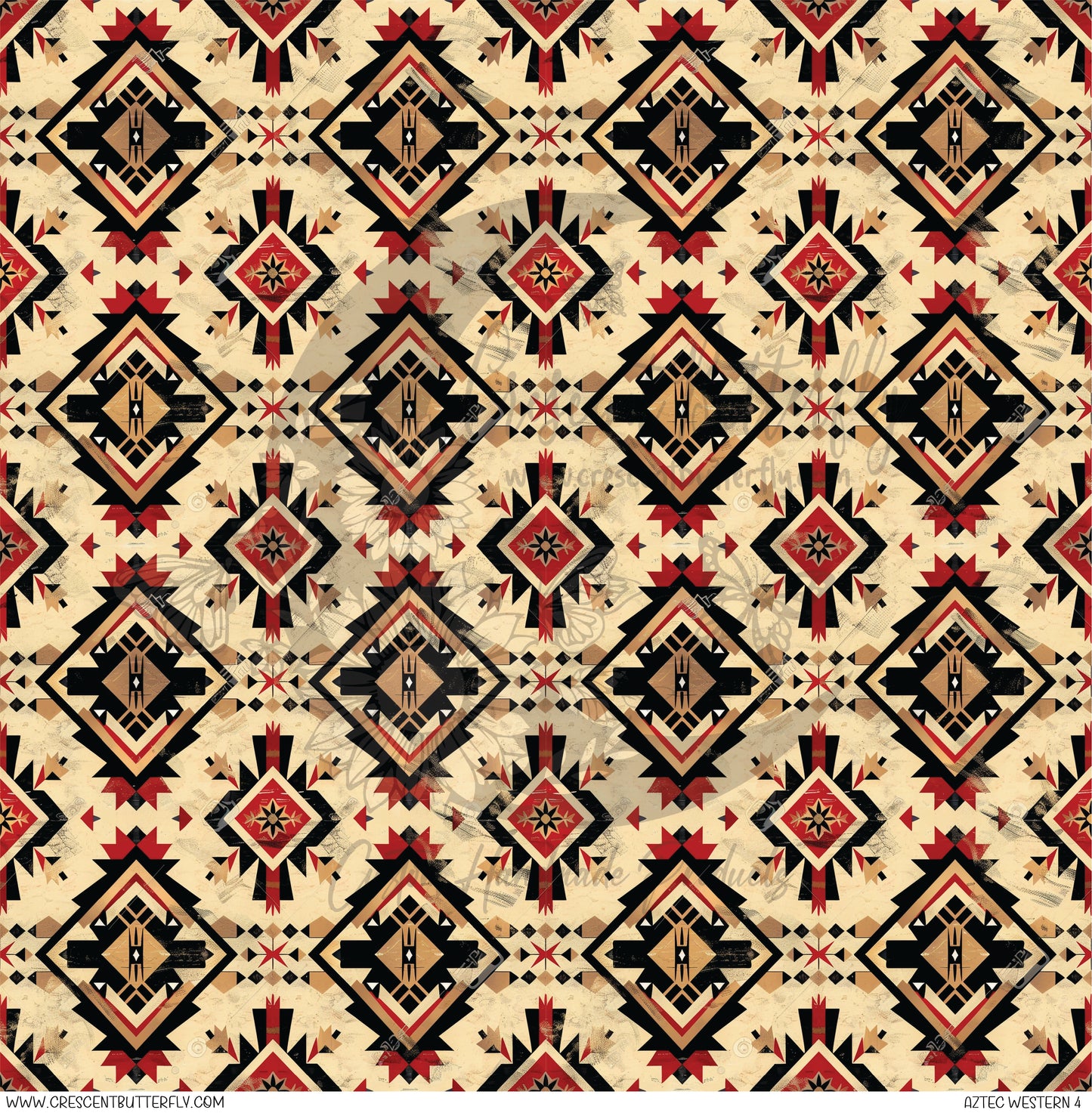 Aztec Western 4 Printed Vinyl Sheet/Wrap