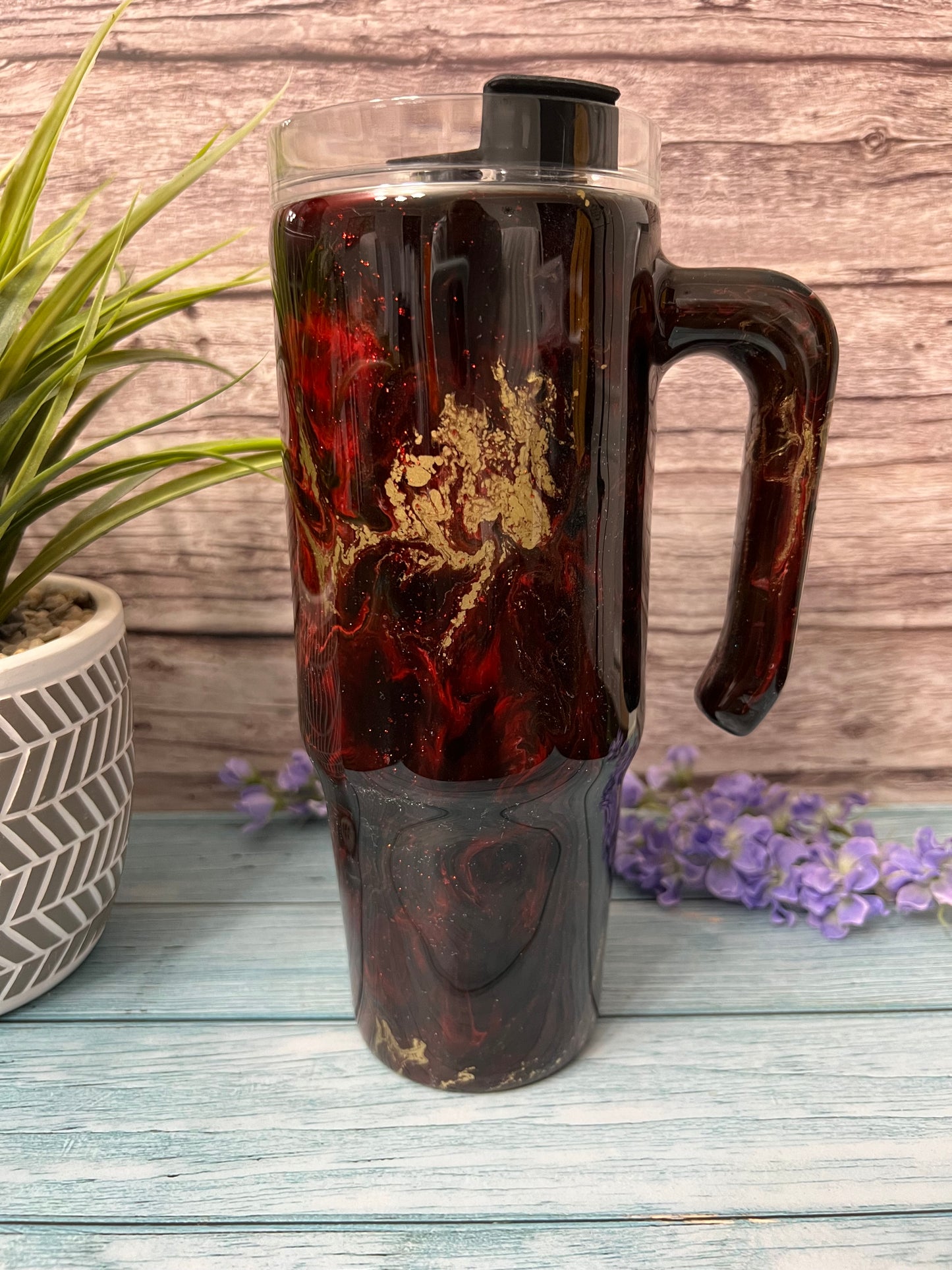 Red Ryder Handmade Custom Epoxy Tumbler