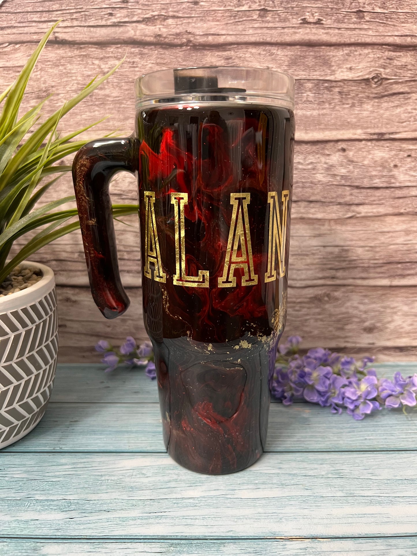 Red Ryder Handmade Custom Epoxy Tumbler