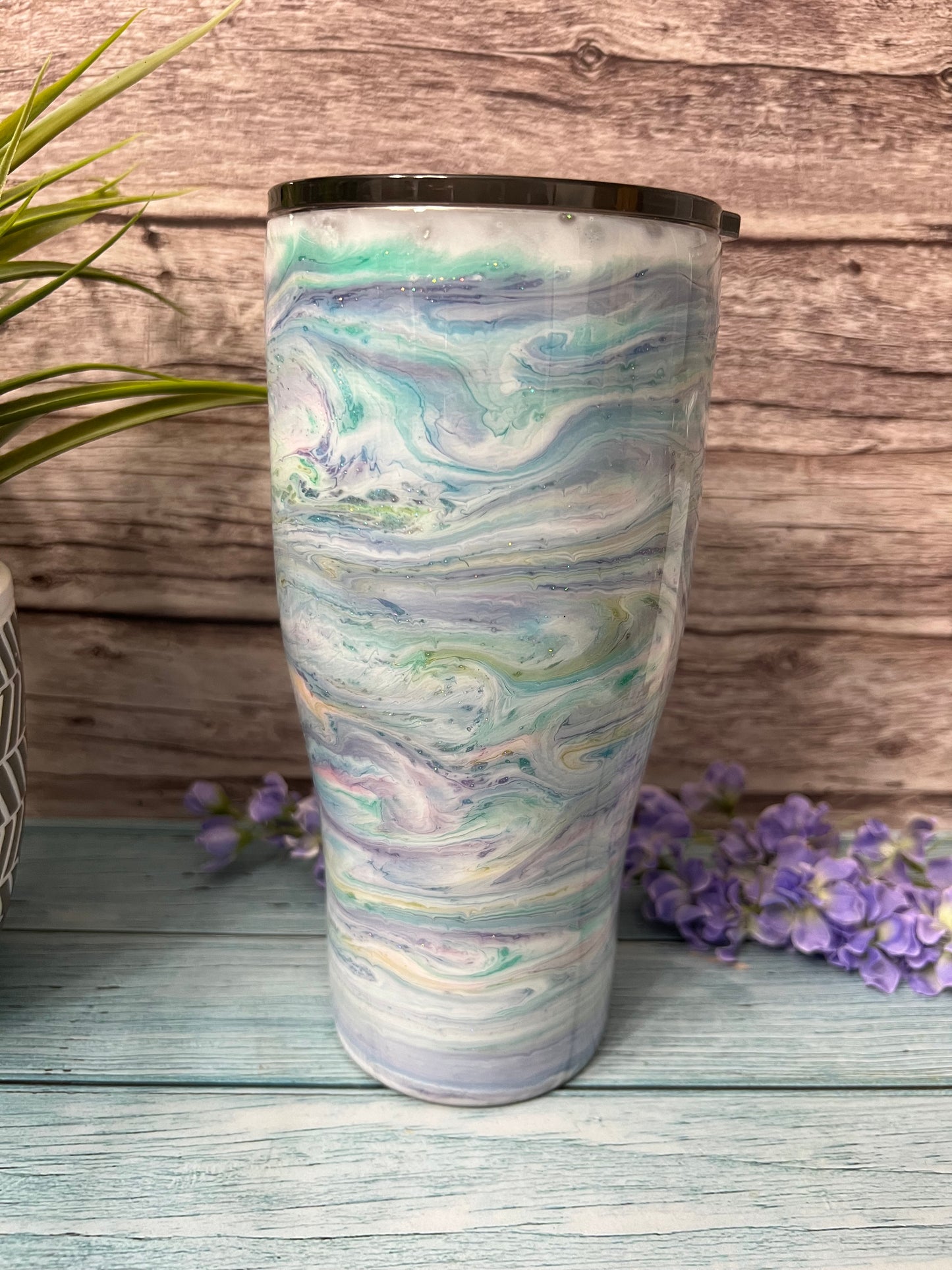 Dreamy Whispers Handmade Custom Epoxy Tumbler