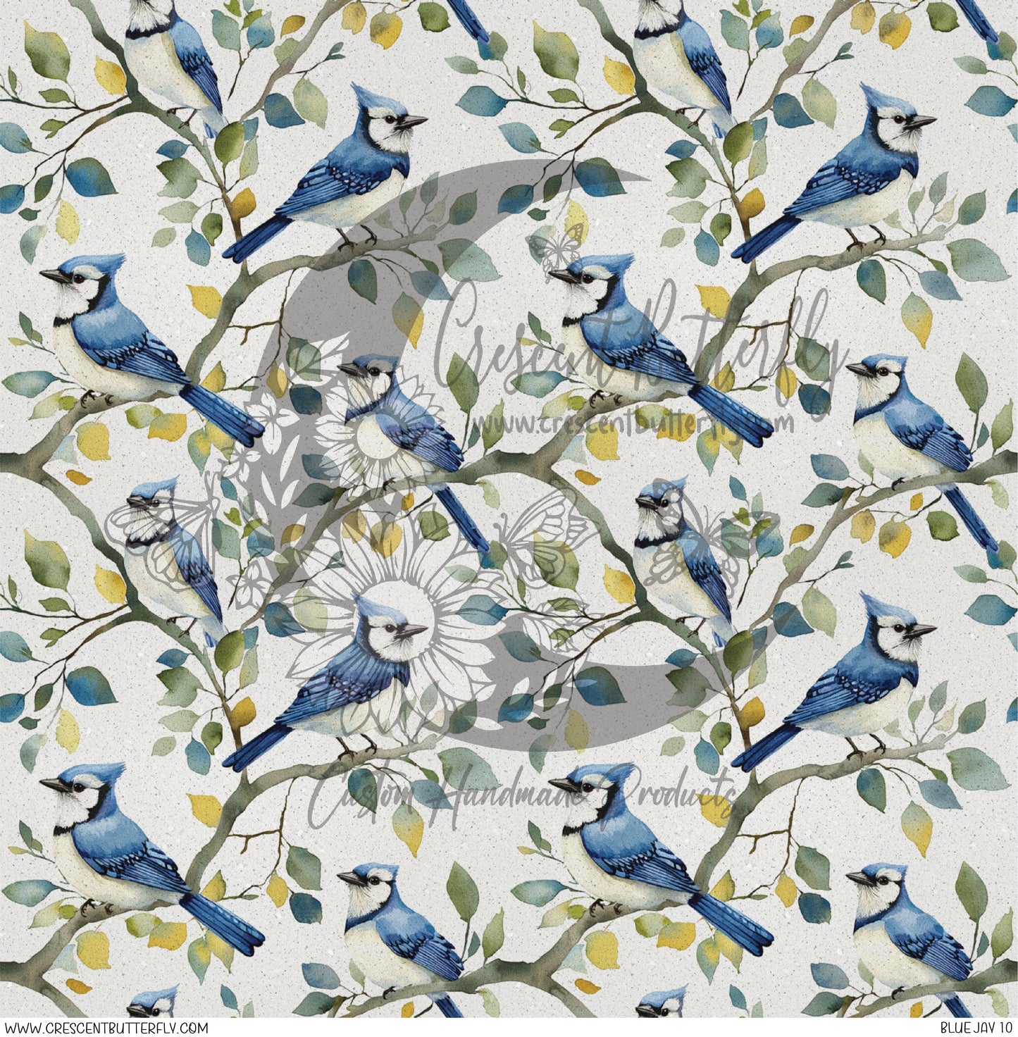 Blue Jay 10 Printed Vinyl Sheet/Wrap