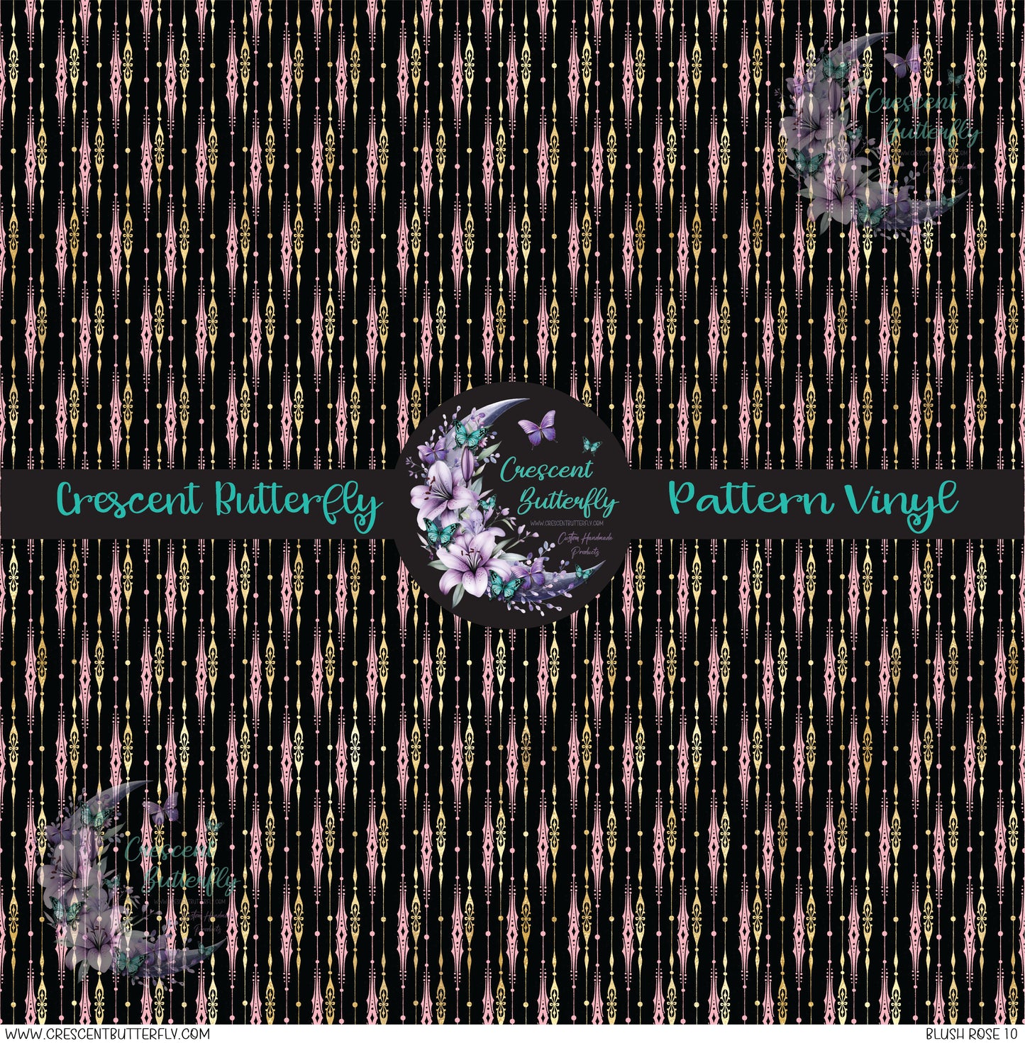 Blush Rose 10 Printed Vinyl Sheet/Wrap