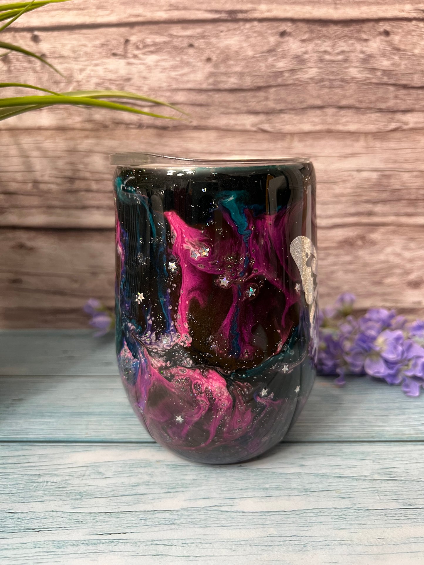Galaxy Handmade Custom Epoxy Tumbler