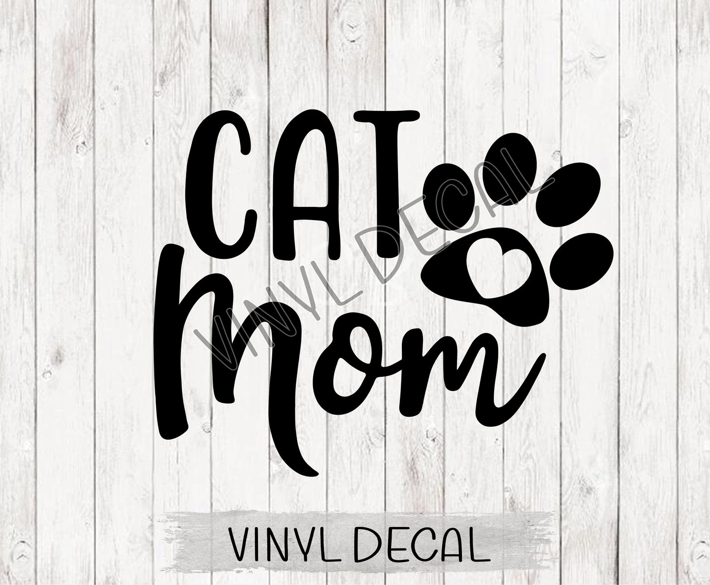 Cat Mom Decal