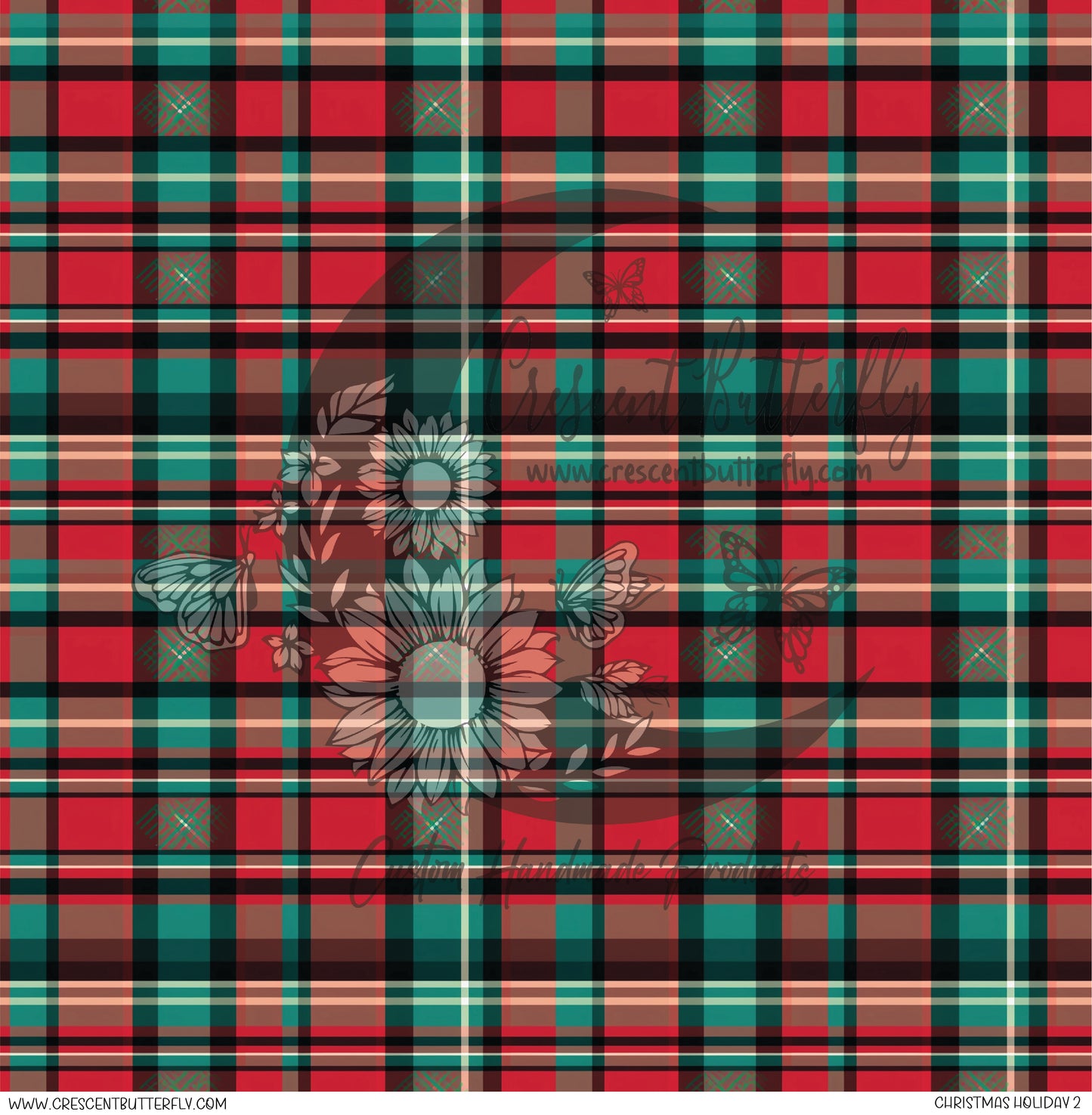 Christmas Holiday 2 Printed Vinyl Sheet/Wrap