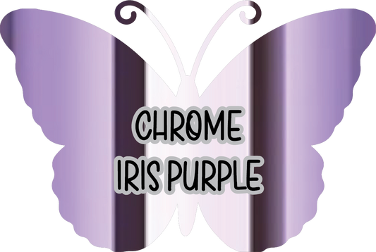 Chrome Iris Purple Pre-Cut Pinstripe Vinyl Sheet