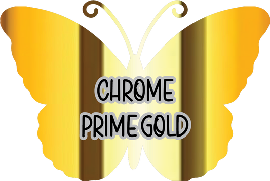 Chrome Prime Gold Pre-Cut Pinstripe Vinyl Sheet