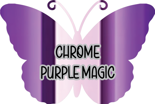 Chrome Purple Magic Pre-Cut Pinstripe Vinyl Sheet