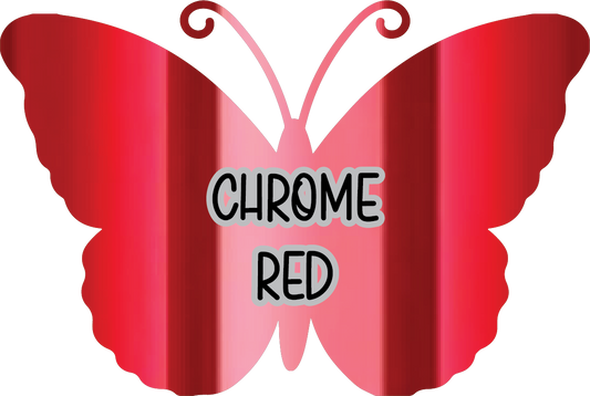Chrome Red Pre-Cut Pinstripe Vinyl Sheet