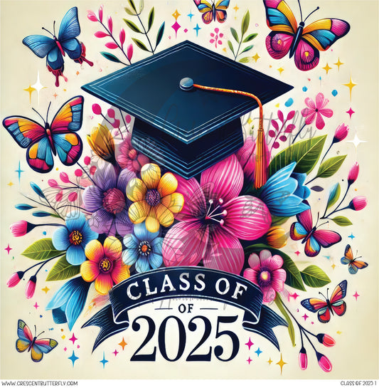 Class of 2025 1 Printed Vinyl Sheet/Wrap