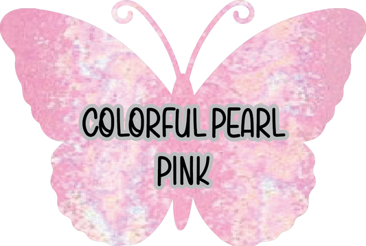 Colorful Pearl Pink Pre-Cut Pinstripe Vinyl Sheet