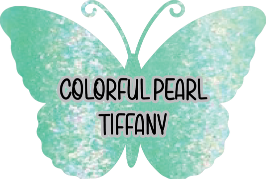 Colorful Pearl Tiffany Pre-Cut Pinstripe Vinyl Sheet
