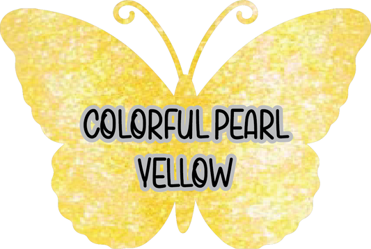 Colorful Pearl Yellow Pre-Cut Pinstripe Vinyl Sheet