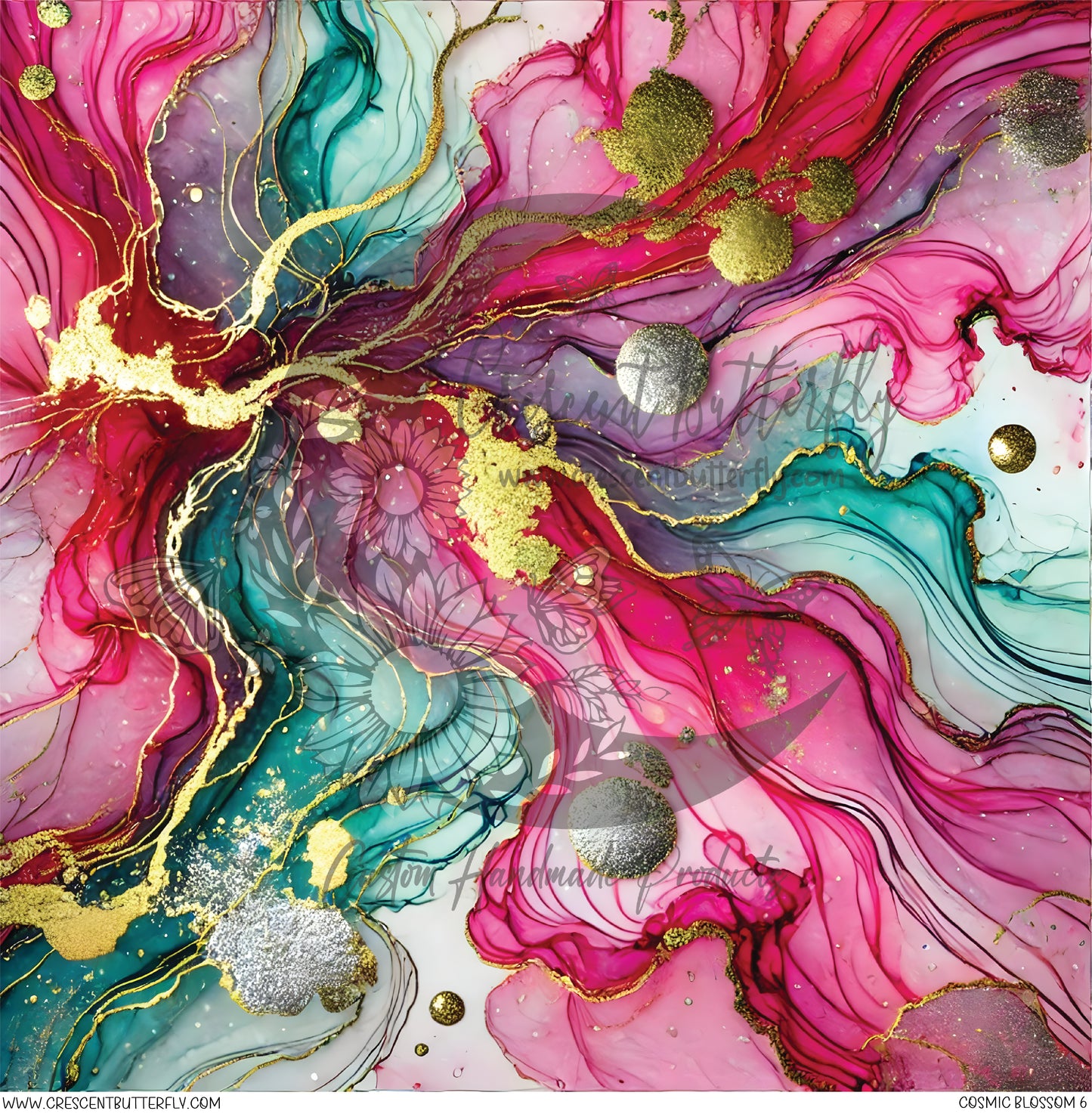 Cosmic Blossom 6 Printed Vinyl Sheet/Wrap