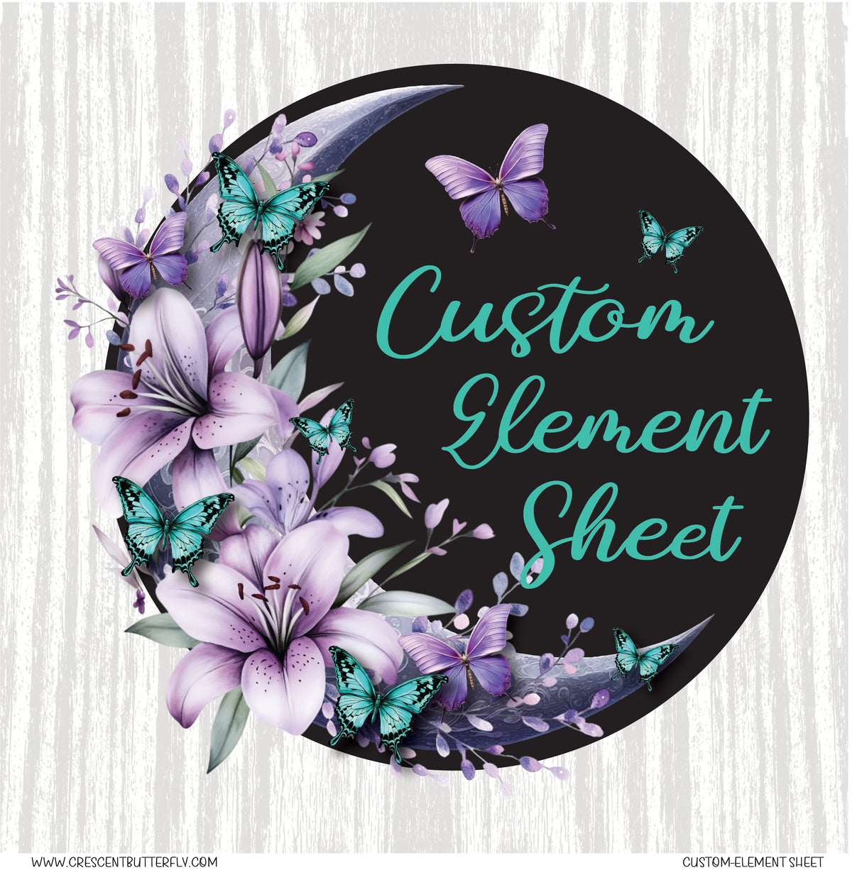 Custom-Element Sheet UV DTF