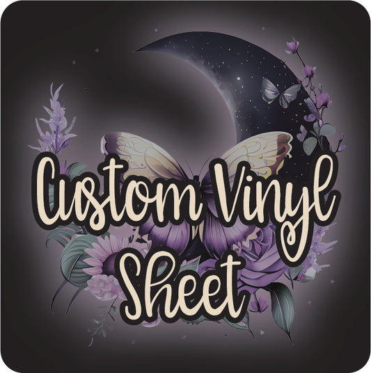 CUSTOM Vinyl Sheet Printed Vinyl Sheet/Wrap