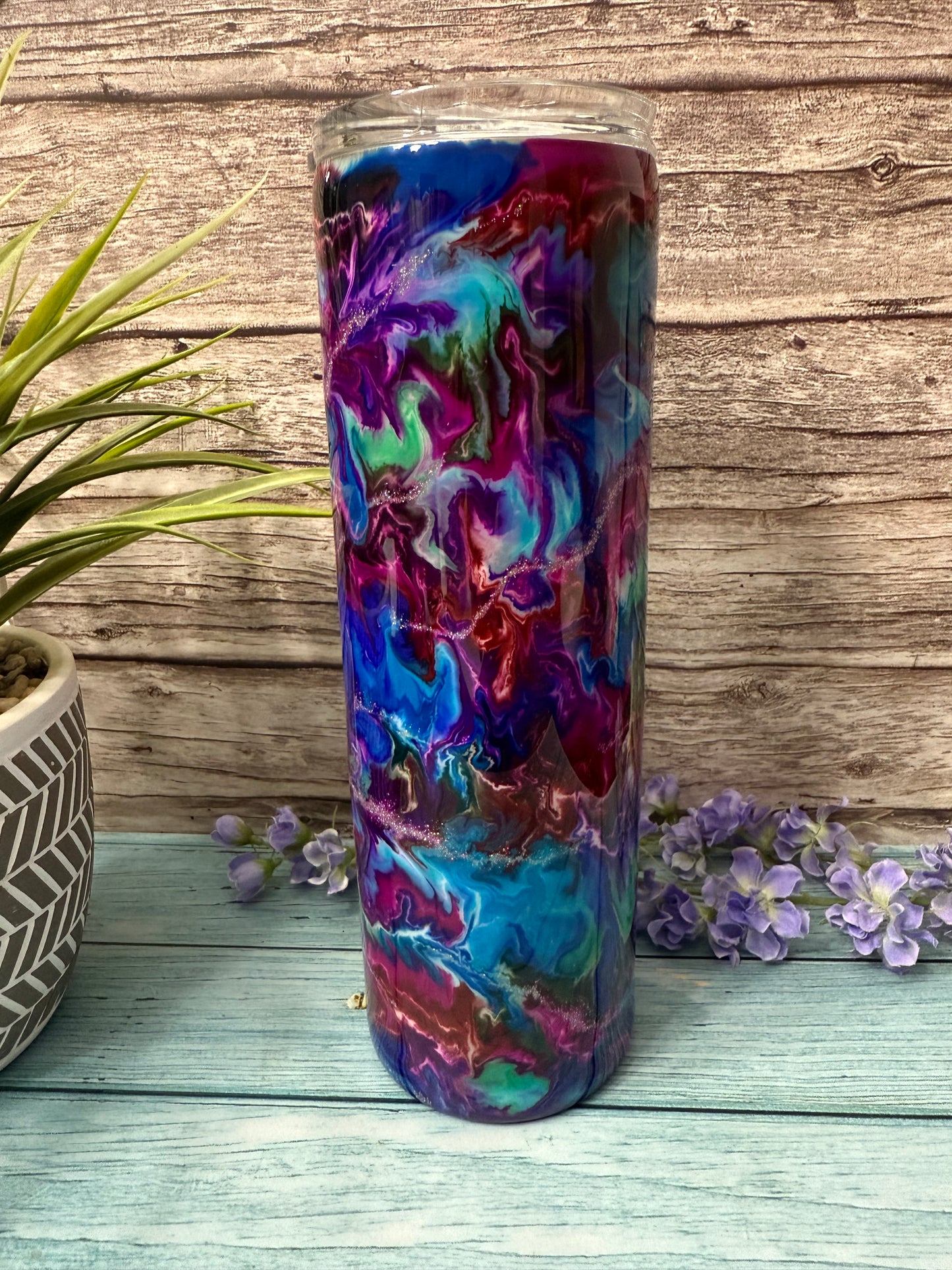 Ocean Pixie Tricks Handmade Custom Epoxy Tumbler
