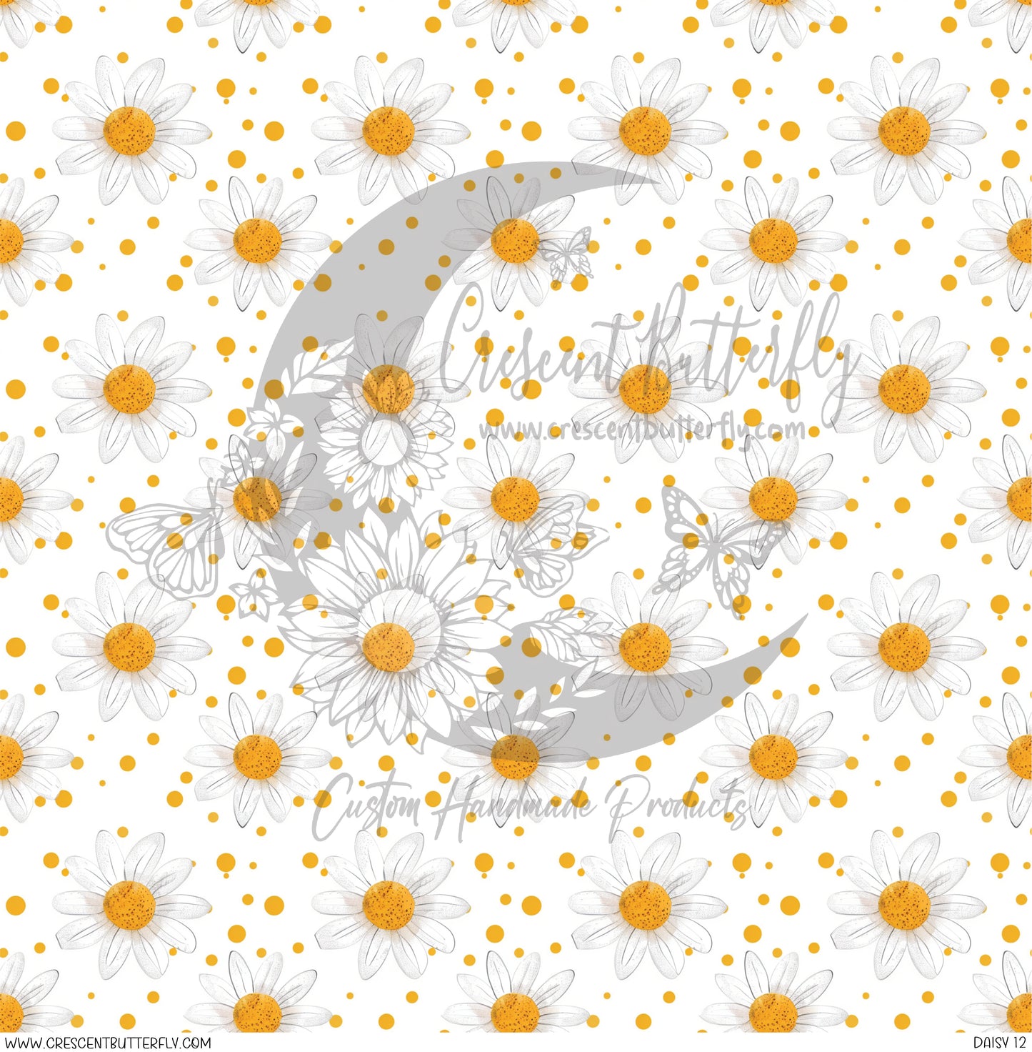 Daisy 12 Printed Vinyl Sheet/Wrap