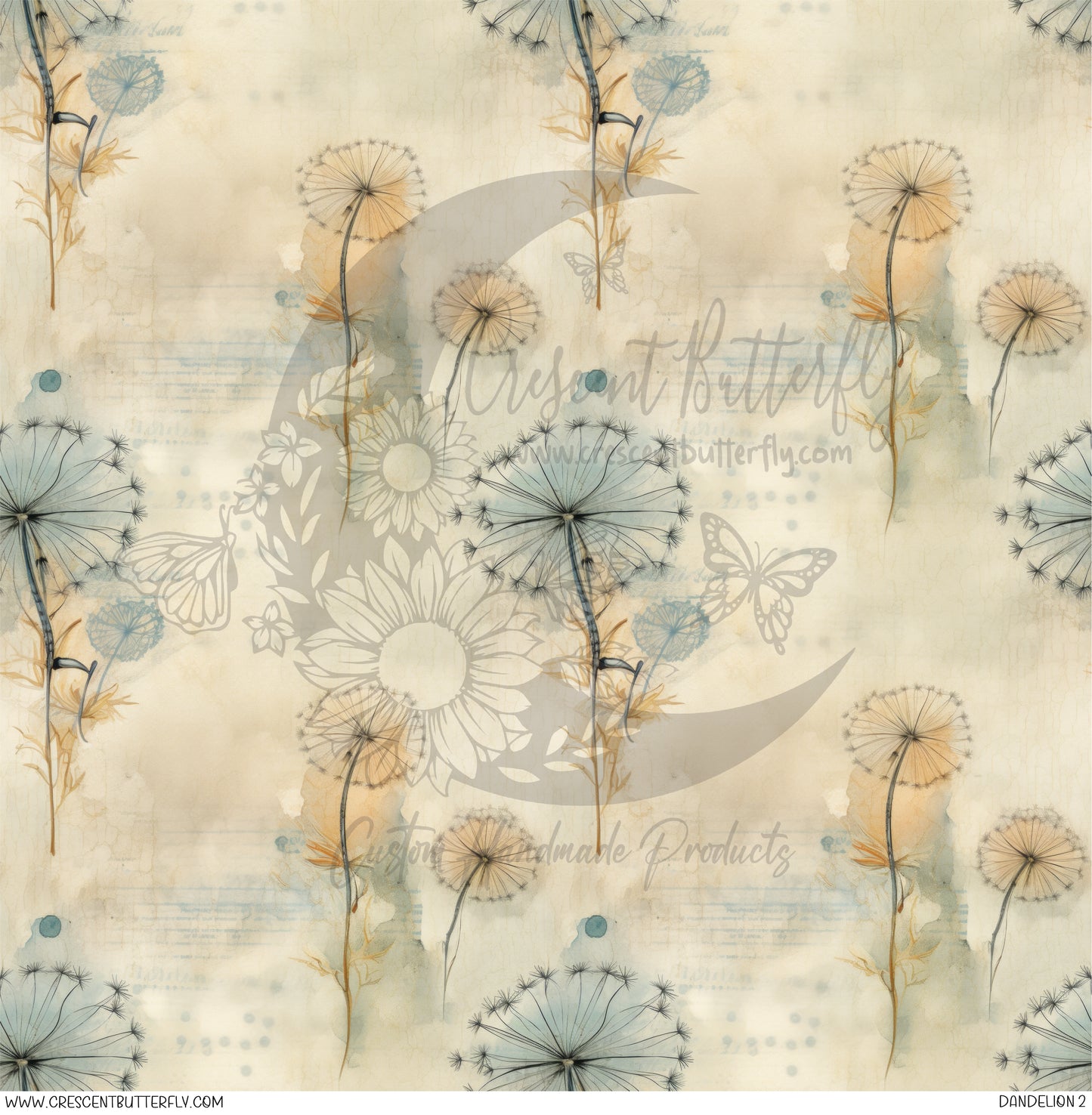 Dandelion 2 Printed Vinyl Sheet/Wrap
