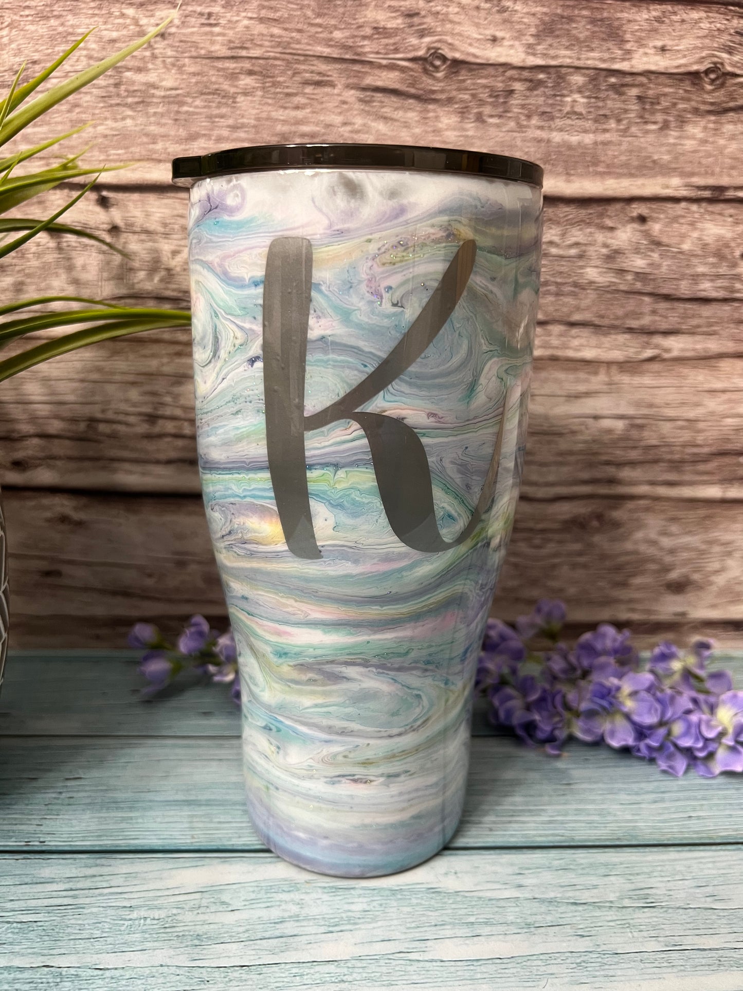 Dreamy Whispers Handmade Custom Epoxy Tumbler