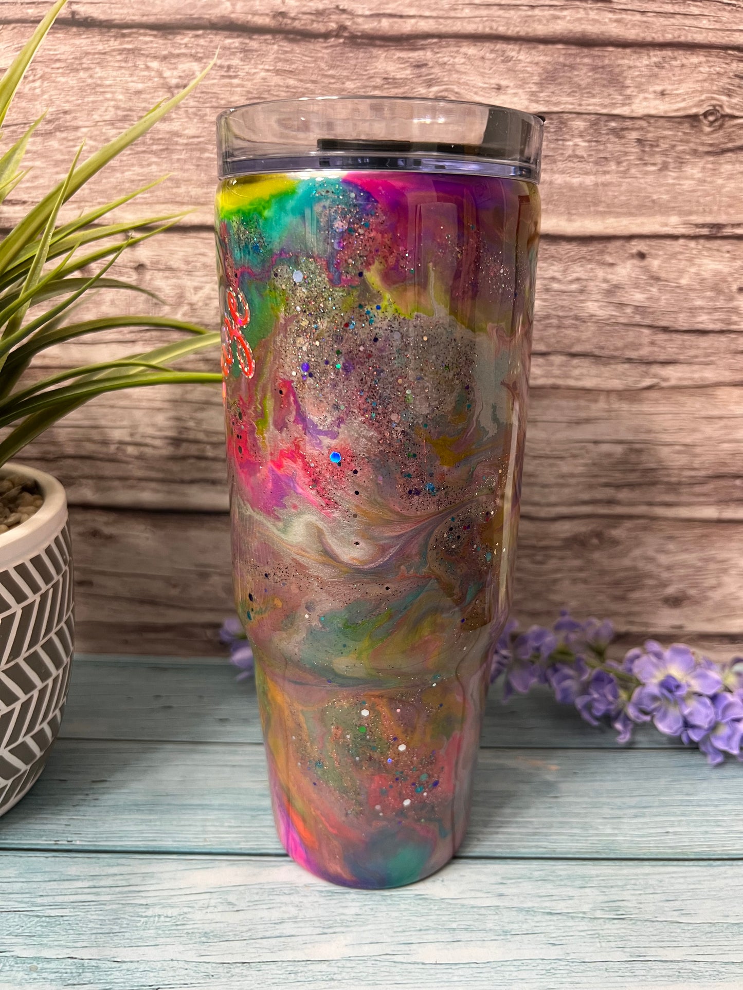 Hippy Daze Handmade Custom Epoxy Tumbler